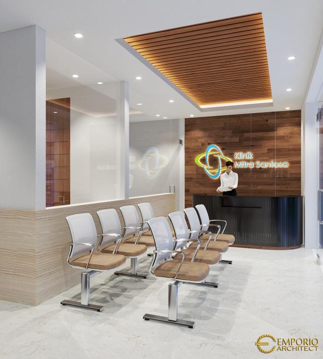 Desain Interior Klinik Mitra Santosa Modern 2 Lantai di Bandung, Jawa Barat