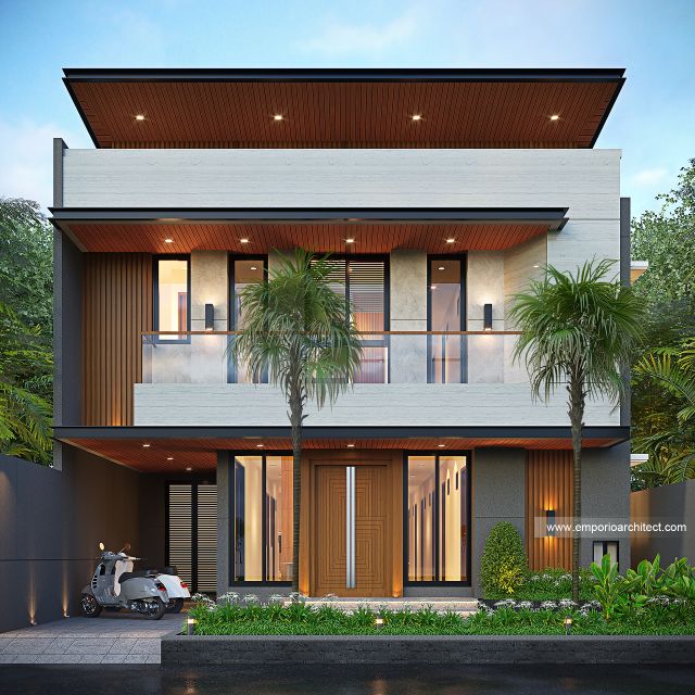 Gambar 1 Desain Kost Modern 3 Lantai Bapak SLM 1951 di  Semarang