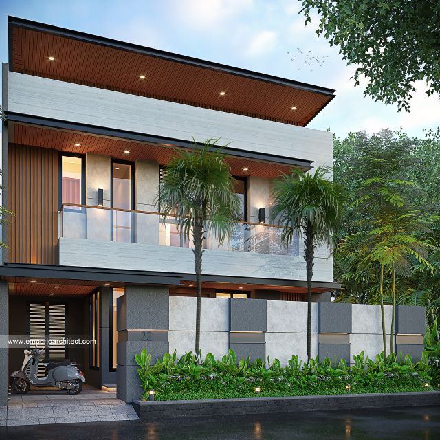 Gambar 2 Desain Kost Modern 3 Lantai Bapak SLM 1951 di  Semarang