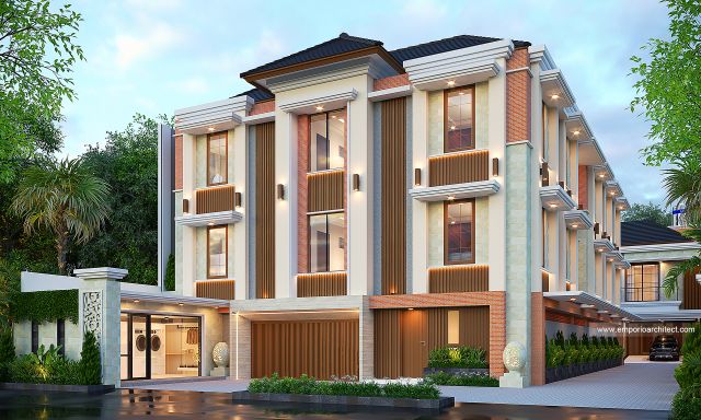 Desain Kost Villa Bali 4 Lantai Bapak HNT 1976 di  Yogyakarta