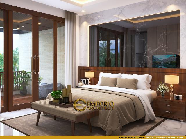 #bedroomdesign - Najmina Beauty Care Modern 2 Floors Design - Blora, Jawa Tengah - Code 14503