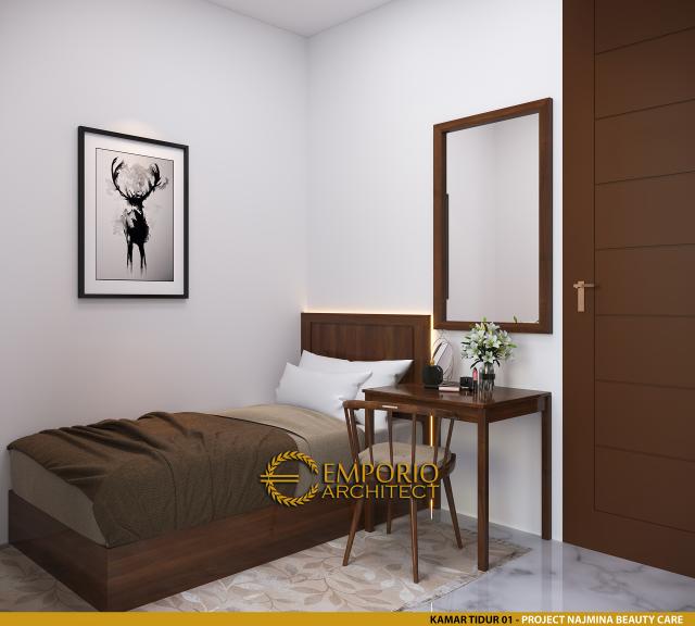 Desain Kamar Tidur 1 Najmina Beauty Care Modern 2 Lantai di Blora, Jawa Tengah