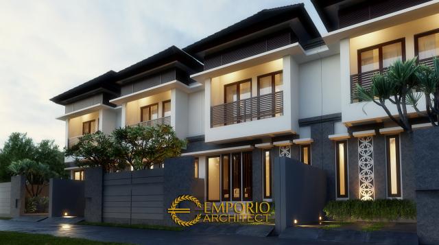 Desain Exterior 1 Nuansa Bali Residence Style Villa Bali 1 Lantai di Jakarta