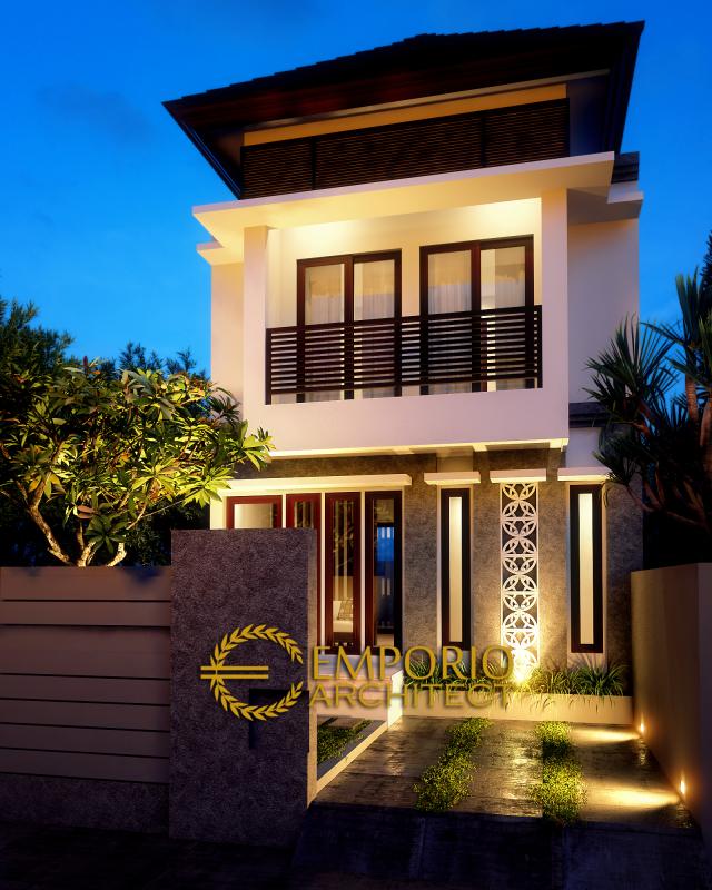 Gambar 3 Desain Nuansa Bali Residence Style Villa Bali 1 Lantai di  Jakarta