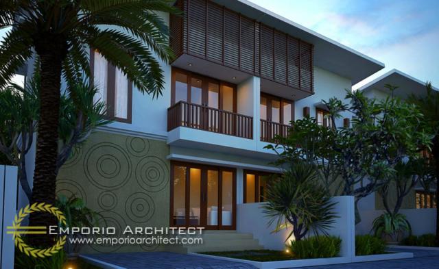 Gambar 2 Desain Perumahan Villa Bali 2 Lantai Bapak Tony di  Batam