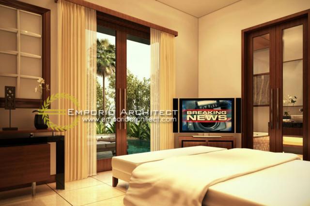 Desain Interior 2 Perumahan Villa Bali 2 Lantai Bapak Elias di Yogyakarta