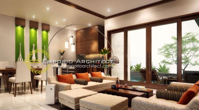 Desain Interior 3 Perumahan Villa Bali 2 Lantai Bapak Elias di Yogyakarta