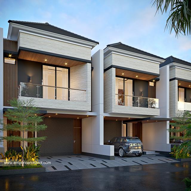 #2floorshousedesign - Mr. HNK 1551 Type A Modern Cherry Field by Matahari Land Residence 2 Floors Design - Bandung - Code 31805