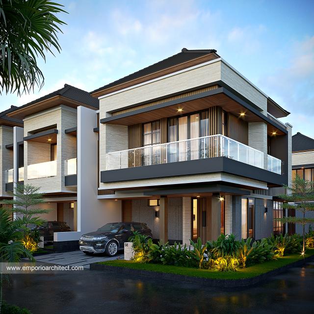 Gambar 2 Desain Perumahan Cherry Field by Matahari Land Modern 2 Lantai Bapak HNK 1552 Type B di  Bandung