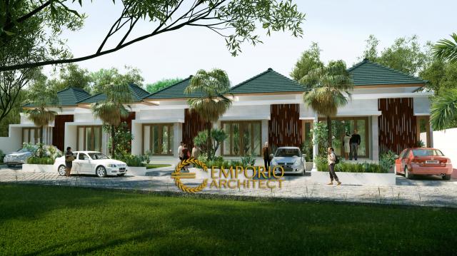 Gambar 1 Desain Perumahan Villa Bali 1 Lantai Type 36 Bapak Wardana di  Denpasar, Bali