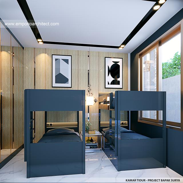 #bedroomdesign - Mr. SRY 1471 Mediterranean Islamic Dormitory 2 Floors Design - Lembang, Bandung - Code 30093