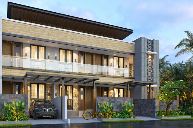 Desain Rent House Modern 2 Lantai Bapak Raja di  Bogor, Jawa Barat