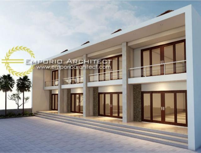 Desain Exterior Ruko Modern 2 Lantai Bapak Awi Singaraja di Bali