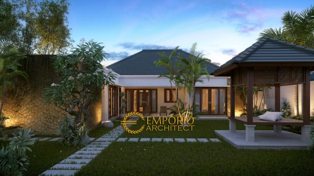 #1floorhousedesign - Mr. Ferry Villa Bali House 1 Floor Design - Papua - Code 11765