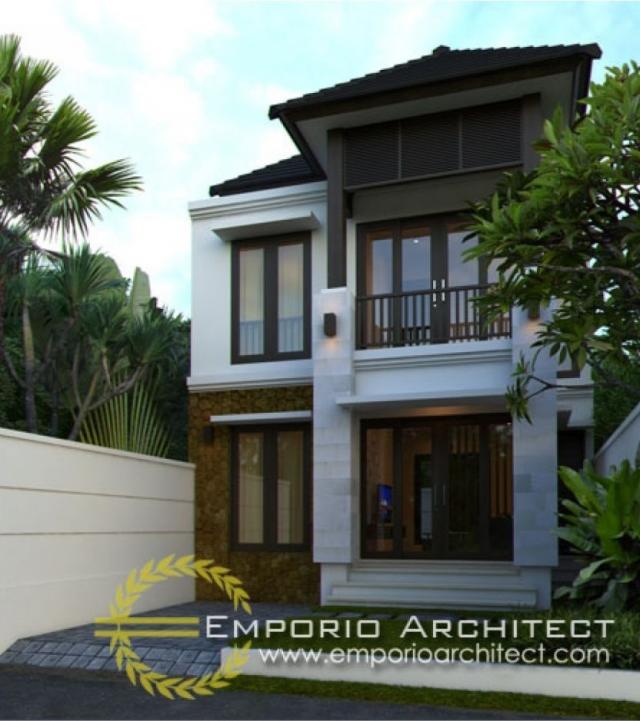 Gambar 1 Desain Rumah Villa Bali 2 Lantai Bapak Jeremi di  Sanur, Bali