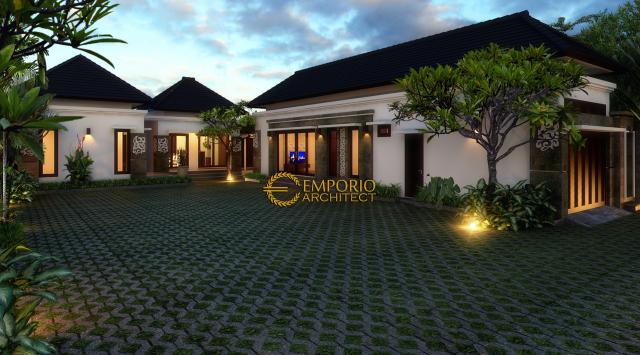 Gambar 1 Desain Rumah Villa Bali 1 Lantai Bapak Made Wardana di  Denpasar, Bali