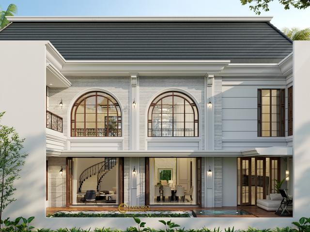 #classichomedesign - Mrs. Desnita Classic House 2 Floors Design - Padang, Sumatera Barat - Code 13452