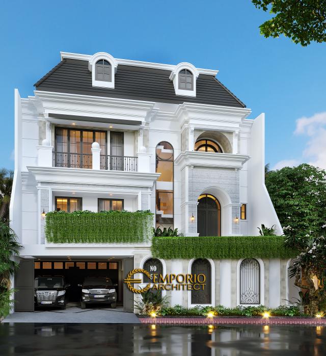 Desain Rumah Classic 2.5 Lantai Ibu Gina di  Bandung, Jawa Barat