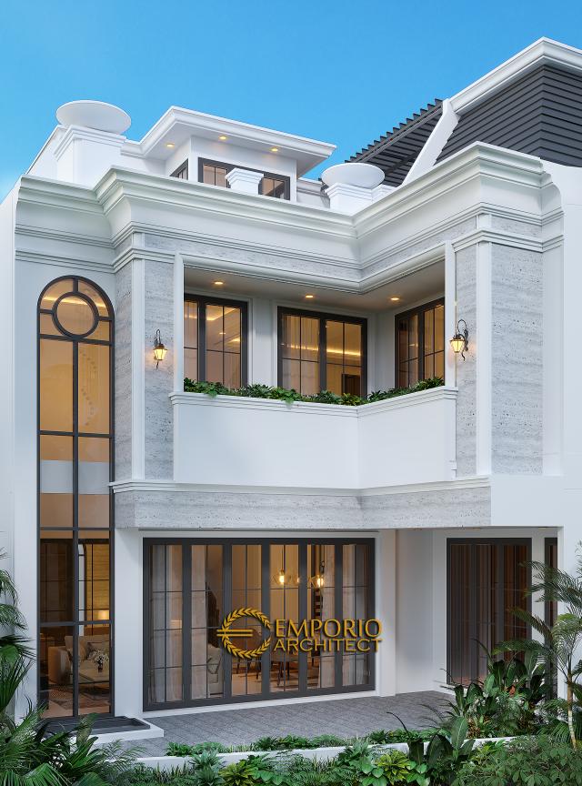 Gambar 3 Desain Rumah Classic 2.5 Lantai Ibu Gina di  Bandung, Jawa Barat