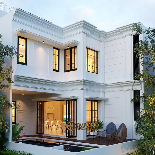 #homeexteriordesign - Mr. Candra Mediterranean House 3 Floors Design - Jakarta - Code 13130