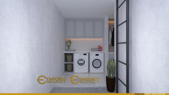 Desain Ruang Cuci (Laundry) Rumah Classic 3 Lantai Bapak YNT di Solo (Surakarta), Jawa Tengah