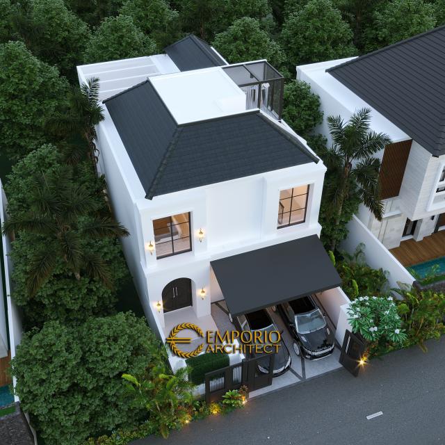 #canopydesign - Mrs. Ica Classic House 2 Floors Design - Bandung, Jawa Barat - Code 10207