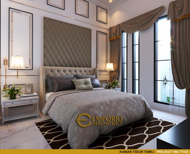 #bedroomdesign - Mrs. Tyas Classic House 3.5 Floors Design - Jakarta Selatan - Code 14156