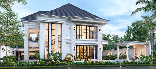 Gambar 3 Desain Rumah Classic Modern 2 Lantai Bapak Budi di  Surabaya, Jawa Timur