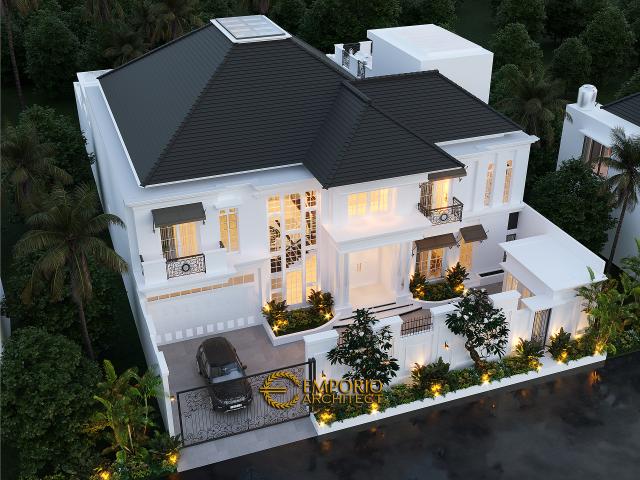 Gambar 2 Desain Rumah Classic Modern 2 Lantai Ibu J di  Semarang, Jawa Tengah