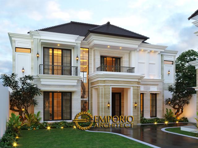 #modernhomedesign - Mr. Ahmad Classic Modern House 2.5 Floors Design - Jakarta Selatan - Code 26010