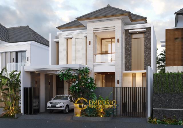 Desain Rumah Modern 2 Lantai Ibu Wenny di Jakarta