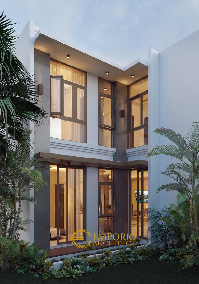 Desain Rumah Modern 2 Lantai Ibu Wenny di Jakarta