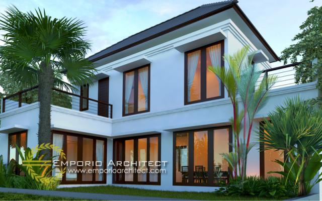 Gambar 2 Desain Rumah Villa Bali 2 Lantai Bapak Iwan di  Denpasar, Bali