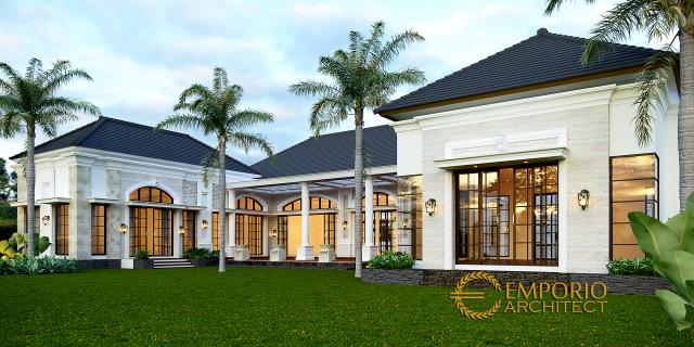 #classichomedesign - Mr. Thomas Classic House 1 Floor Design - Halmahera, Maluku Utara - Code 18129