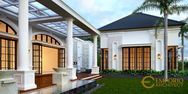 #classichomedesign - Mr. Thomas Classic House 1 Floor Design - Halmahera, Maluku Utara - Code 18130