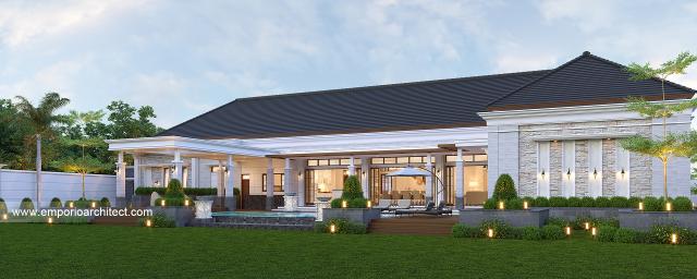 #classichomedesign - Mrs. FTM 1101 Classic House 1 Floor Design - Solo (Surakarta), Jawa Tengah - Code 16260