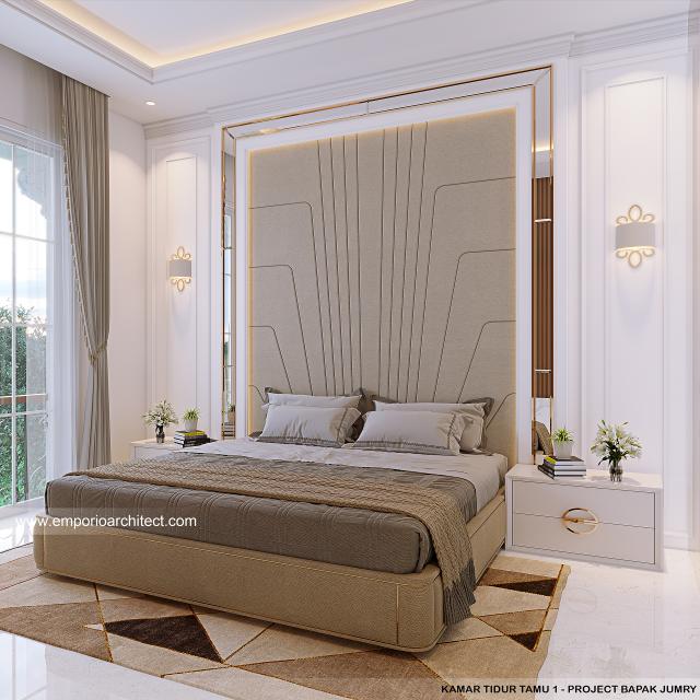 #bedroomdesign - Mr. JMR 1336 Classic House 2 Floors Design - Samarinda - Code 24893