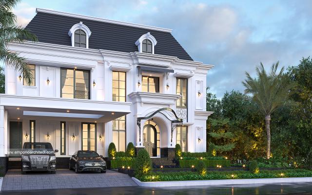 Image 1 Mr. Angga Classic House 2 Floors Design - Surabaya