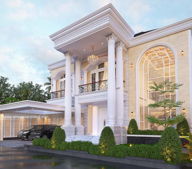 #classichomedesign - Mr. HZ 1940 Classic House 2 Floors Design - BSD, Tangerang Selatan - Code 27161