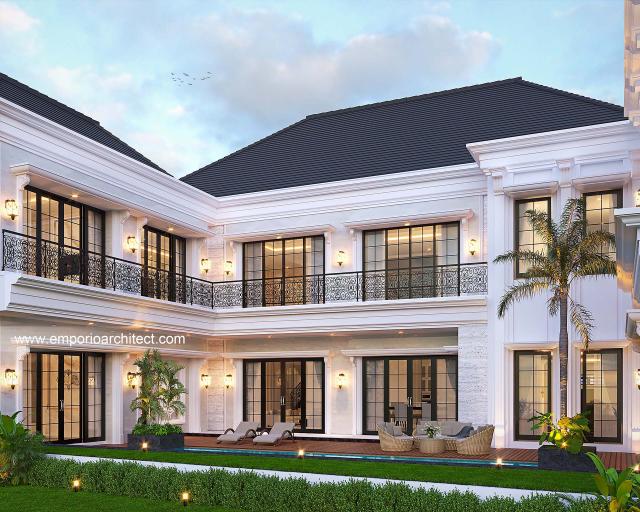 #classichomedesign - Mrs. JLT 1408 Classic House 2 Floors Design - Nusa Tenggara Timur - Code 27527