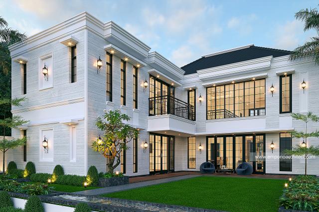 Image 3 Mrs. JLI 1446 Classic House 2 Floors Design - Surabaya