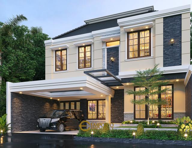 #classichomedesign - Mrs. Yusdiana Classic House 2 Floors Design - Bandung, Jawa Barat - Code 19283