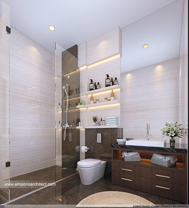 #bathroomdesign - Mrs. HNF 1237 Classic House 2 Floors Design - Malang, Jawa Timur - Code 20361