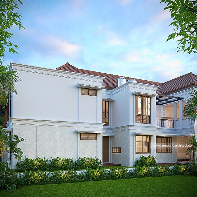 #classichomedesign - Mrs. RN 1812 Classic House 2 Floors Design - Bandung - Code 39413