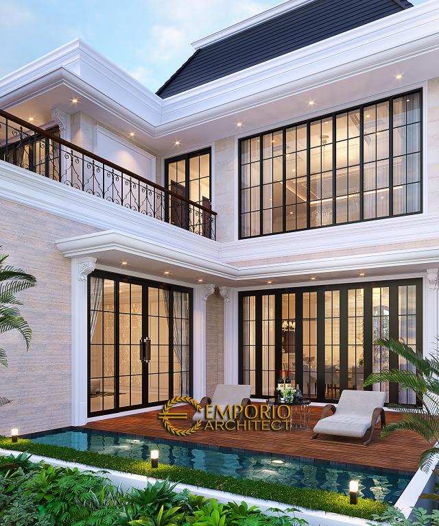 #2floorshousedesign - Mrs. Inne Classic House 2 Floors Design - Jakarta - Code 15146