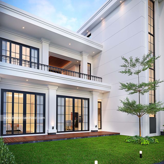 #classichomedesign - Mrs. NSY 1797 Classic House 2 Floors Design - Jakarta - Code 39003