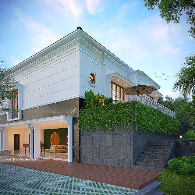 #classichomedesign - Mr. YKI 1610 Classic House 2 Floors Design - Sentul, Bogor - Code 33832