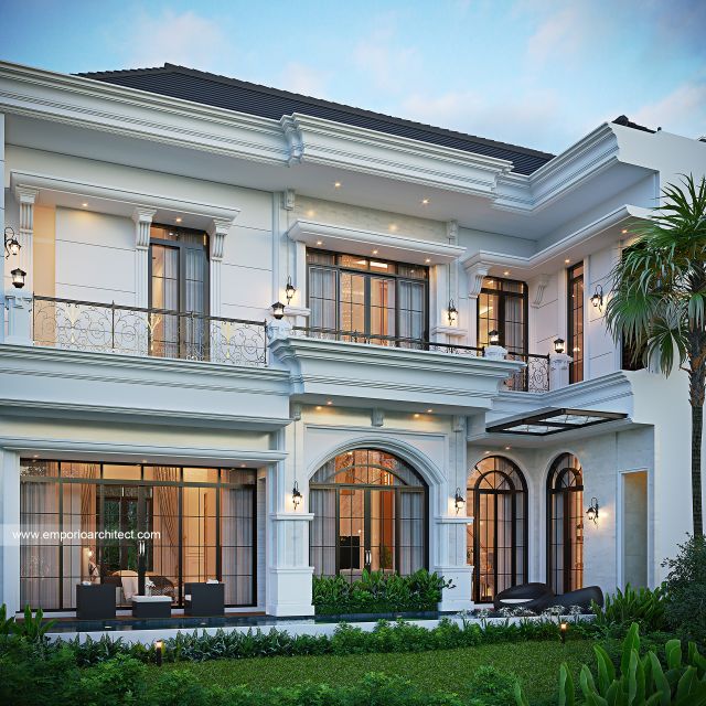 #classichomedesign - Mr. SSU 1807 Mediterranean Classic House 2 Floors Design - Sidoarjo - Code 39247