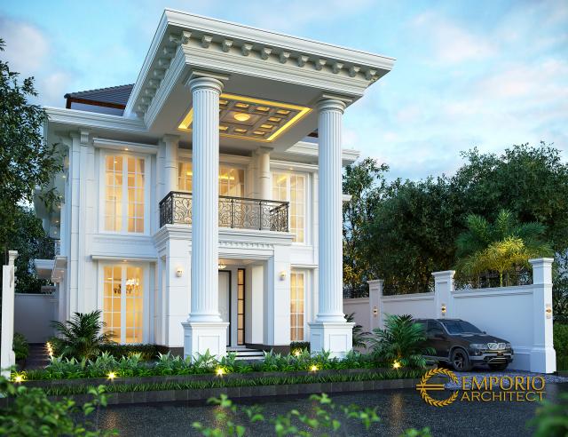 #classichomedesign - Mrs. Tika Classic House 2 Floors Design - Pati, Jawa Tengah - Code 19335