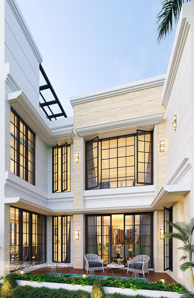 #classichomedesign - Mr. SRM 1394 Classic House 2 Floors Design - Palembang - Code 26924